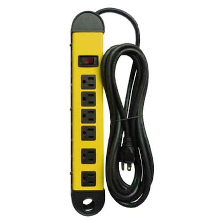 Virtual PS-678 6 Outlet Metal Power Strip VI568413